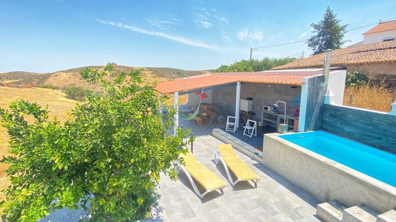 Casa Dos Chocalhos-Piscina-Perto Praia Fluvial-Vista Incrivel E Sossego Mértola Eksteriør bilde
